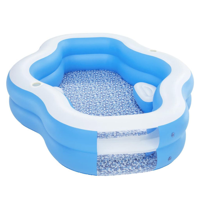 blue wading pool